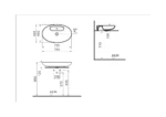 Vitra Memoria 75 cm Mat Beyaz Çanak lavabo - 5881B401-0563 - Çanak Lavabo - 1