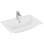 Vitra Mia 60 cm Beyaz Etajerli Lavabo - 7461L003-0002 - Etajerli Lavabo