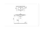 Vitra Mia 80 cm Beyaz Etajerli Lavabo - 7462L003-0001 - Etajerli Lavabo - 1