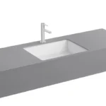 Vitra Nuo 50 cm Beyaz Tezgahaltı Lavabo - 7436B003-1083 - Tezgah Altı Hilton Lavabo