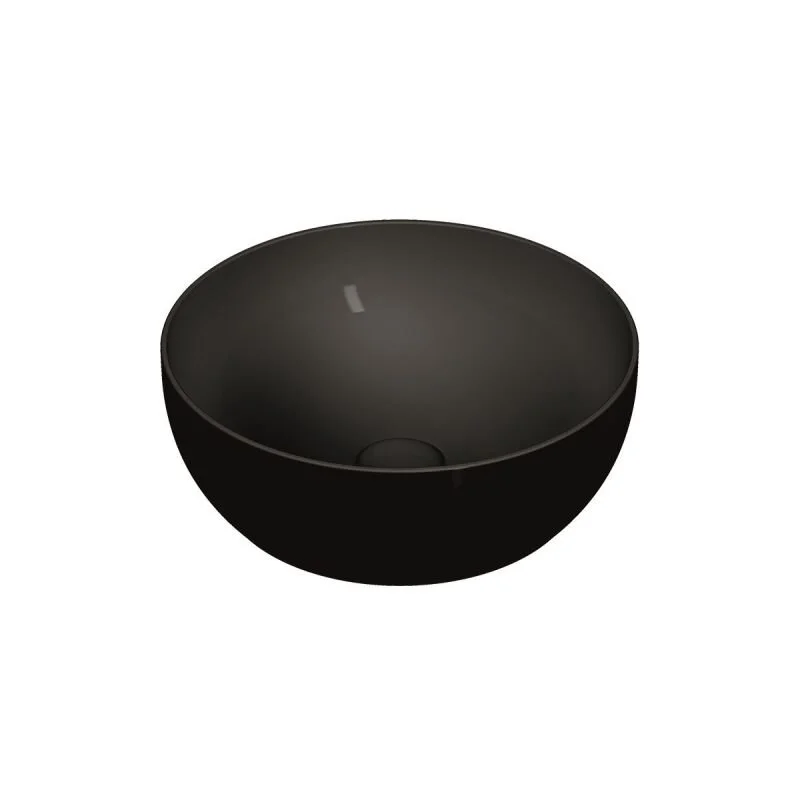 Vitra Outline 40 cm Mat Siyah Çanak Lavabo - 5992B483-0016 - Çanak Lavabo