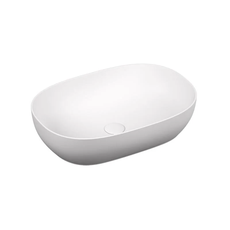 Vitra Outline 60 cm Mat Beyaz Oval Çanak Lavabo