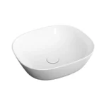 Vitra Plural 45 cm Beyaz Kare Alçak Çanak Lavabo - 7810B403-0016 - Çanak Lavabo