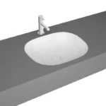 Vitra Plural 45 cm Beyaz Tezgahaltı Lavabo - 7810B403-1083 - Tezgah Altı Hilton Lavabo
