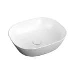 Vitra Plural 45 cm Mat Beyaz Kare Alçak Çanak Lavabo - 7810B401-0016 - Çanak Lavabo