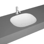 Vitra Plural 45 cm Mat Beyaz Tezgahaltı Lavabo - 7810B401-1083 - Tezgah Altı Hilton Lavabo