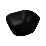 Vitra Plural 45 cm Mat Siyah Kare Yüksek Çanak Lavabo - 7811B483-0016 - Çanak Lavabo