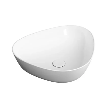 Vitra Plural 47 cm Beyaz Üçgen Alçak Çanak Lavabo - 7812B403-0016 - Çanak Lavabo