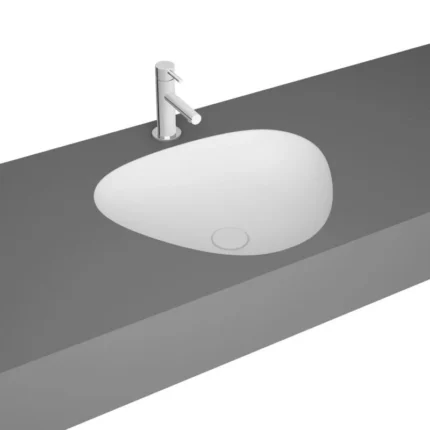 Vitra Plural 47 cm Mat Beyaz Tezgahaltı Lavabo - 7812B401-1083 - Tezgah Altı Hilton Lavabo