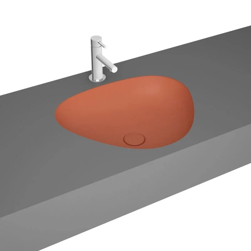 Vitra Plural 47 cm Mat Terra Rosa Tezgahaltı Lavabo Vitra Plural 47 cm Mat Terra Rosa Tezgahaltı Lavabo - 7812B477-1083 - Tezgah Altı Hilton Lavabo