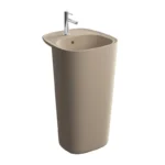 Vitra Plural 50 cm Mat Kil Beji Monoblok Lavabo