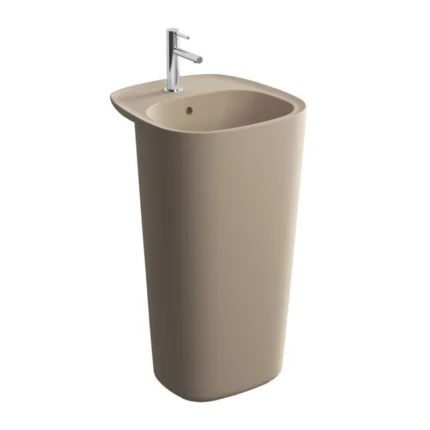 Vitra Plural 50 cm Mat Kil Beji Monoblok Lavabo