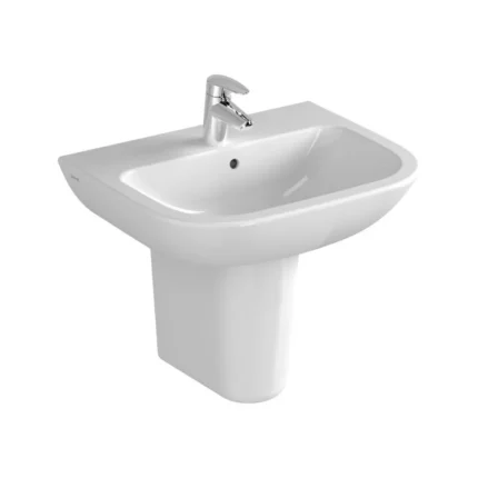 Vitra S20 55 cm Beyaz Standart Lavabo - 5502L003-0001 - Standart Lavabo