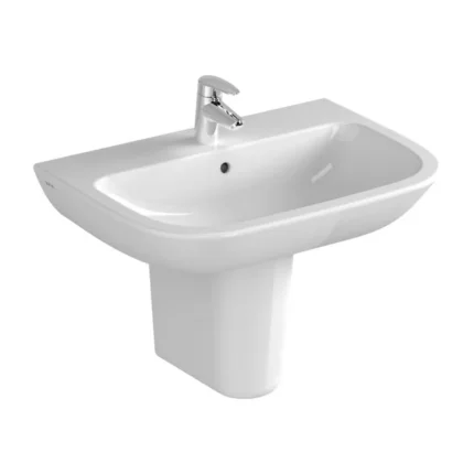 Vitra S20 65 cm Beyaz Standart Lavabo - 5504L003-0001 - Standart Lavabo