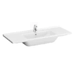 Vitra S50 120 cm Beyaz Etajerli Lavabo - 5480B003-0001 - Etajerli Lavabo