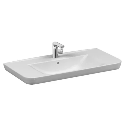 Vitra Sento 100 cm Beyaz Etajerli Lavabo - 5948B003-0001 - Etajerli Lavabo