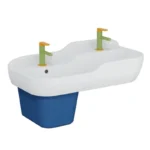 Vitra Sento 85.5 cm Beyaz Çocuk Standart Lavabo - 7351B003-1740 - Çocuk Banyo Ürünleri