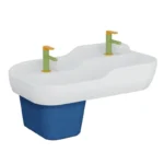 Vitra Sento 85.5 cm Beyaz Çocuk Standart Lavabo - 7351B003-1739 - Çocuk Banyo Ürünleri