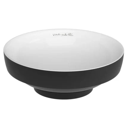 Vitra Water Jewels 40 cm Siyah-Beyaz Çanak Lavabo - 4334B497-1747 - Çanak Lavabo