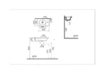 Vitra Zentrum 45 cm Beyaz Etajerli Lavabo - 7789B003-0029 - Mini Lavabo - 1