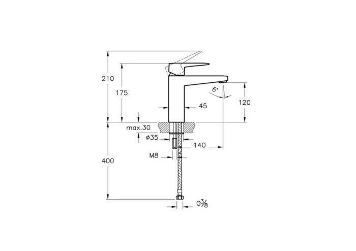 Artema Root Square Temassız Çanak Lavabo Bataryası - A47131 - Fotoselli Çanak Lavabo Bataryası - 1