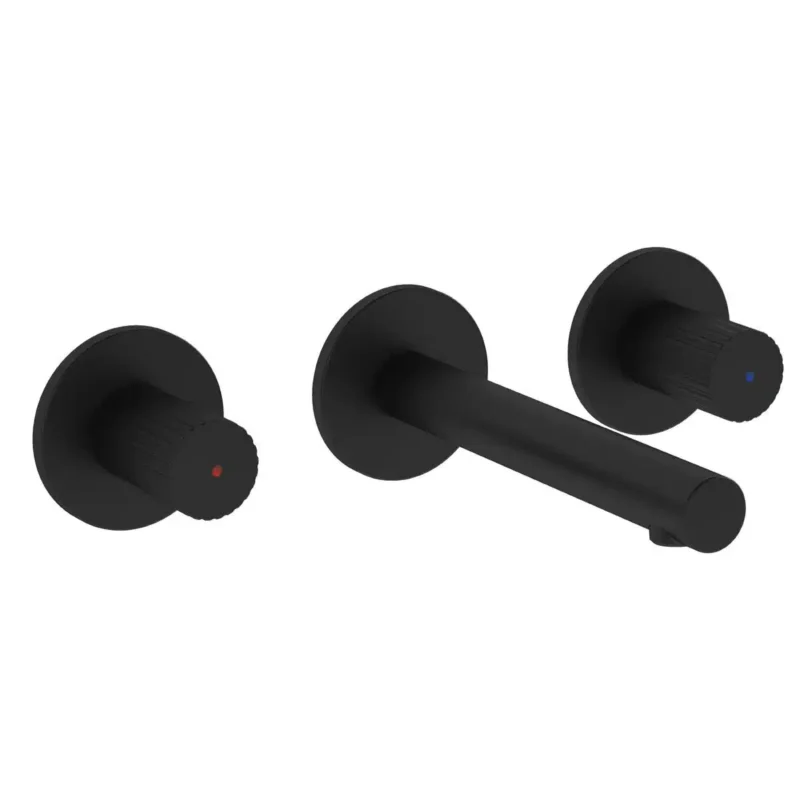 Vitra Origin 3 Delikli Ankastre Lavabo Bataryası, Mat Siyah - A4258236WTC - Ankastre Lavabo Bataryası, Üç Delikli Lavabo Bataryası