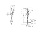 Vitra Suit Krom Bide Bataryası - A42770 - Bide Bataryası - 1