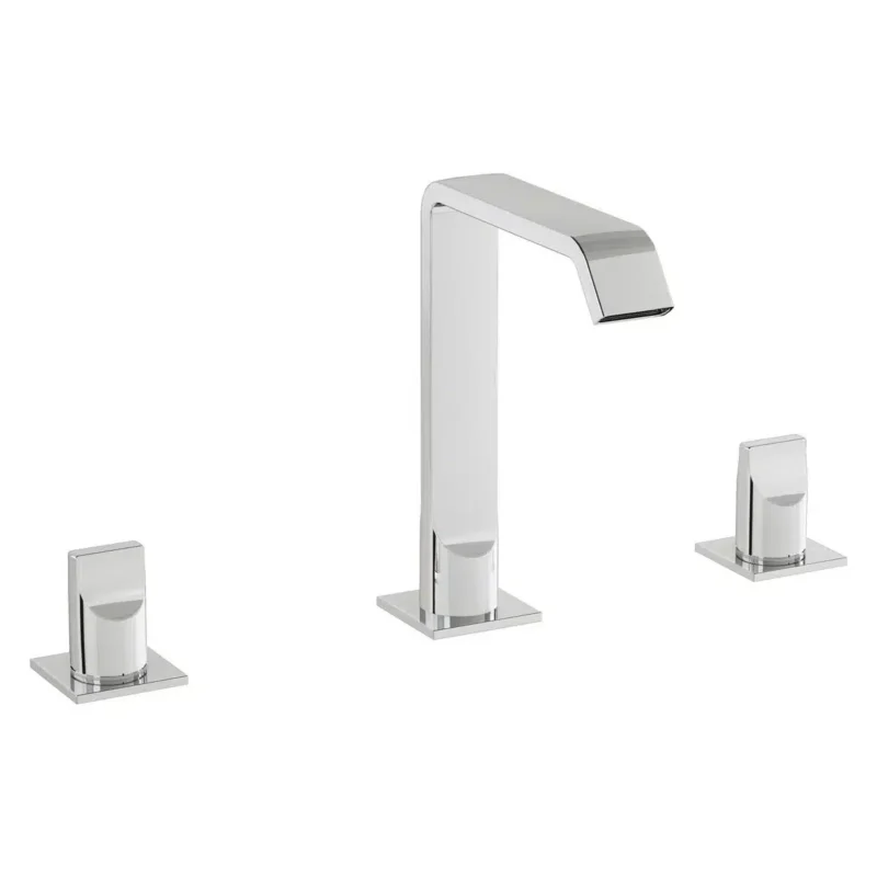 Vitra Suit Lavabo Bataryası (3 Delikli Lavabolar İçin), Krom - A42784 - Üç Delikli Lavabo Bataryası
