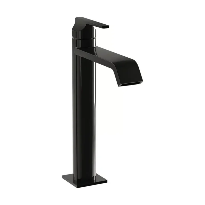Vitra Suit Lavabo Bataryası (Üstten-Yüksek), Parlak Siyah - A4281439 - Lavabo Bataryası