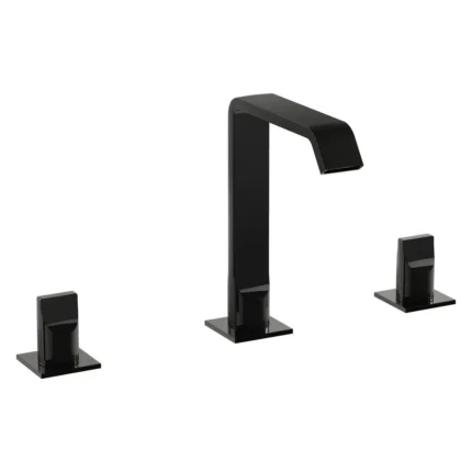 Vitra Suit Parlak Siyah Lavabo Bataryası - A4278439 - Lavabo Bataryası