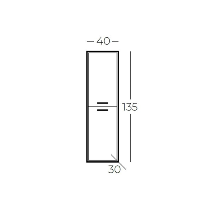 belinza urban 40 cm beyaz banyo boy dolabi teknik scaled