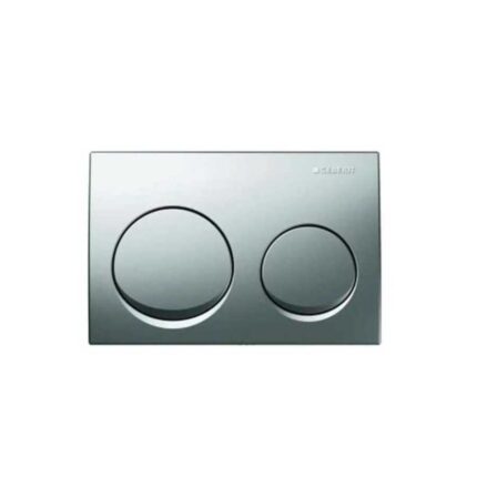 Geberit Alpha20 Kumanda Paneli Mat Krom Çift Basmalı 115.040.46.5 - 115.040.46.5 - Kumanda Panelleri (Gömme Rezervuar Butonları)