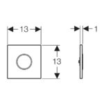 Geberit Fotoselli Pisuvar Kapağı Type10 Elektrikli Parlak/Mat 116.025.KH.1