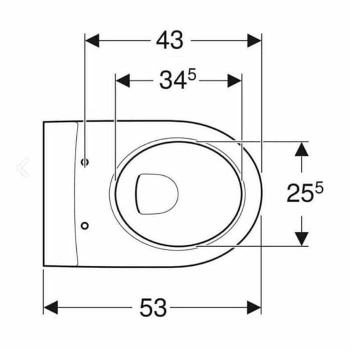 geberit icon klozet asma kanalli 53cm 501003001 geberit klozet kapagi 500670 asma klozet takimi geberit 498904 13 B