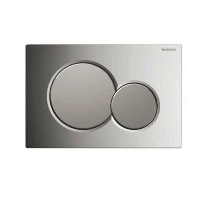 Geberit Sigma01 Kumanda Kapağı Çift Basmalı Parlak/Mat Krom 115.770.KA.5