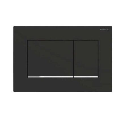 Geberit Sigma30 Kumanda Paneli Çift Basmalı Mat Siyah/Parlak 115.883.14.1