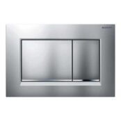 Geberit Sigma30 Kumanda Paneli Çift Basmalı Mat Krom/Parlak 115.883.JQ.1 - 115.883.JQ.1 - Kumanda Panelleri (Gömme Rezervuar Butonları)