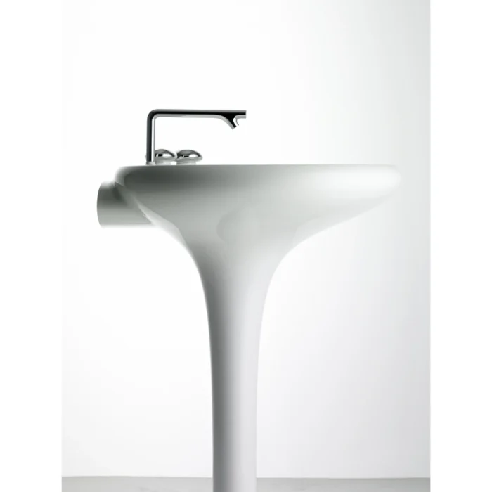 Vitra İstanbul 3 Delikli Lavabo Bataryası, Krom - A41807 - Üç Delikli Lavabo Bataryası - 2