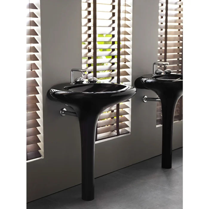 Vitra İstanbul 3 Delikli Lavabo Bataryası, Krom - A41807 - Üç Delikli Lavabo Bataryası - 3