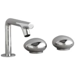 Vitra İstanbul 3 Delikli Lavabo Bataryası, Krom - A41807 - Üç Delikli Lavabo Bataryası