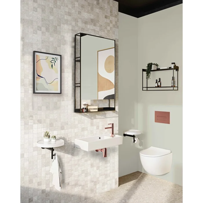 Vitra Lavabo Sifonu T tipi Soft Bakır - A4512329 - Basmalı Sifon , Gider (Pop-Up) - 3