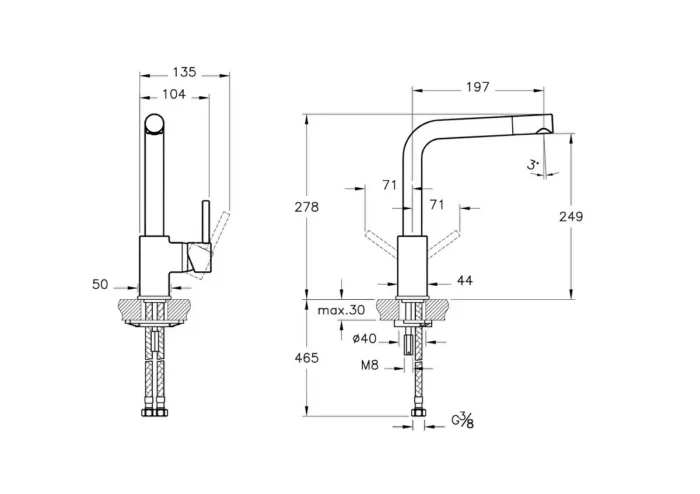 Artema IdeaLine Eviye Bataryası - A42136 - Mutfak Eviye Bataryası - 1