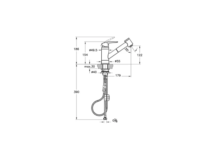 Artema Masterline Harmony Eviye Bataryası - A41864 - Berber Bataryası, Mutfak Eviye Bataryası - 1