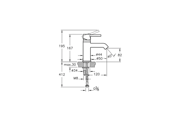 Artema Mınımax S Lavabo Bataryası