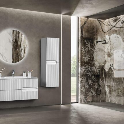 Bagnora Allegro 100 cm Beyaz Banyo Dolabı (Boy Dolapsız)