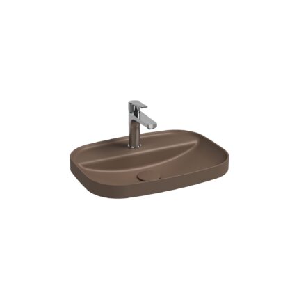 Isvea Infinity Inset Lavabo 55 cm Vizon - 10NF50055-2H - Tezgah Üstü Lavabo