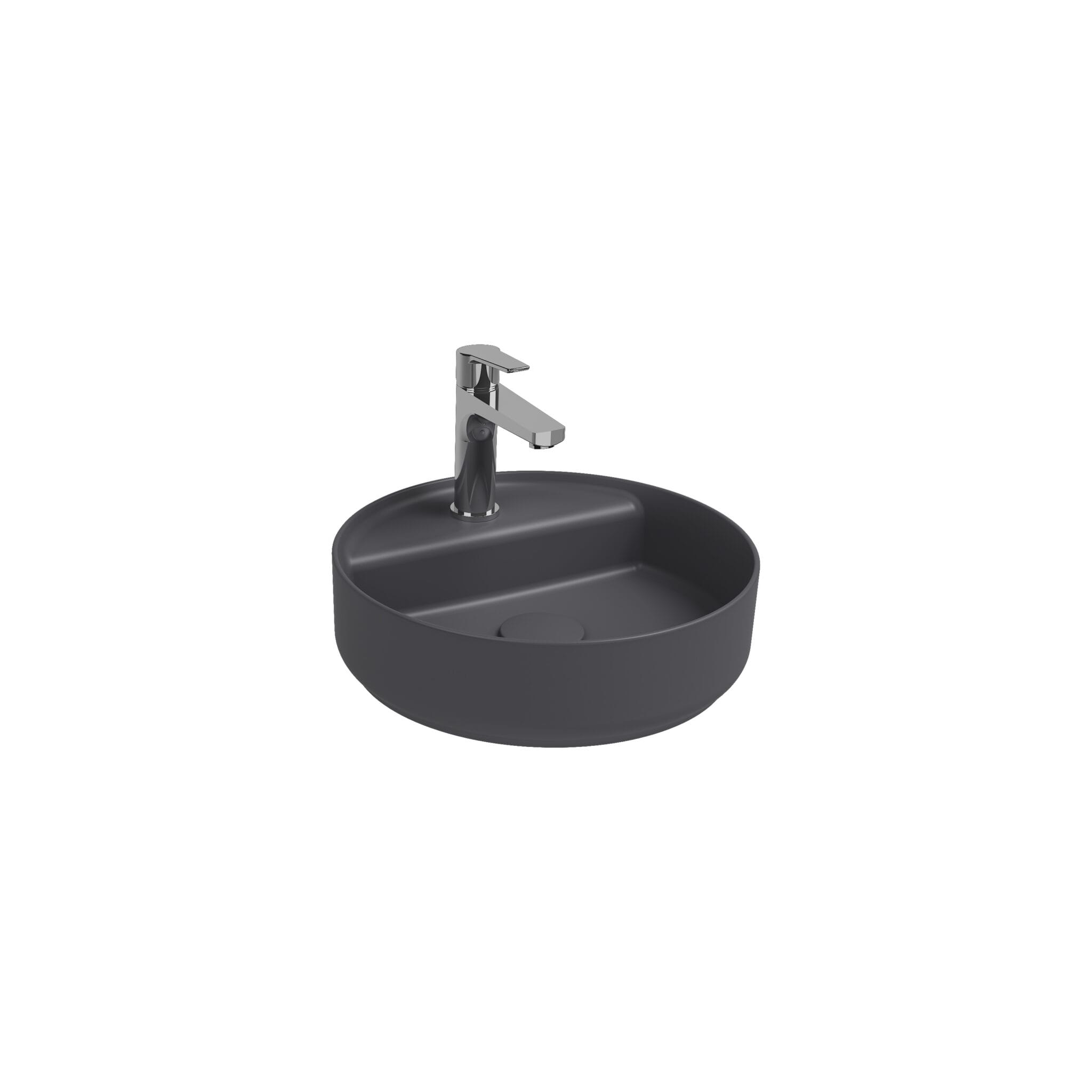 Isvea Infinity Tezgah Üstü Lavabo 42 cm Antrasit Isvea Infinity Tezgah Üstü Lavabo 42 cm Antrasit