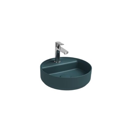 Isvea Infinity Tezgah Üstü Lavabo 42 cm Petrol Yeşili