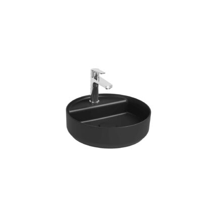 Isvea Infinity Tezgah Üstü Lavabo 42 cm Siyah
