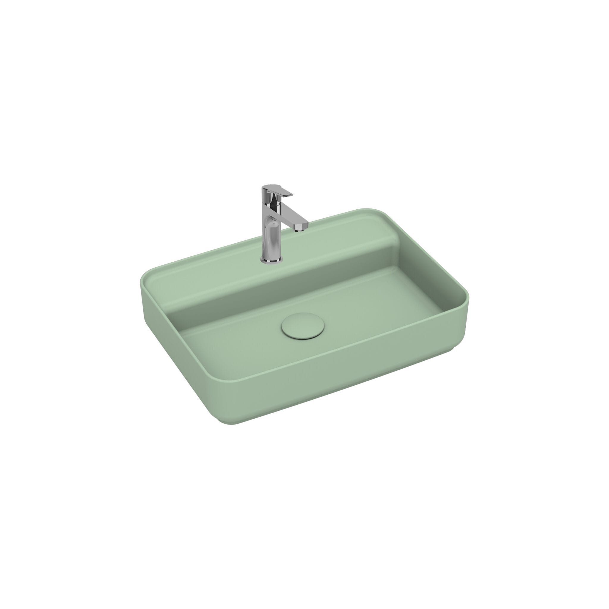 Isvea Infinity Tezgah Üstü Lavabo 55 cm Batarya Delikli Mint Isvea Infinity Tezgah Üstü Lavabo 55 cm Batarya Delikli Mint - 10NF66055-2T - Tezgah Üstü Lavabo